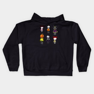 Creepy Doll Sticker Sheet Kids Hoodie